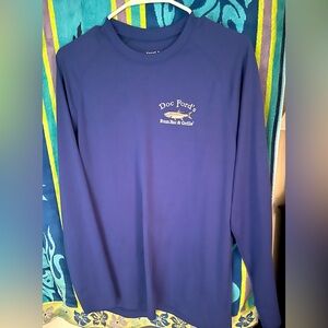 DOC FORDS RUM bar and grill, long sleeve T-shirt, size medium